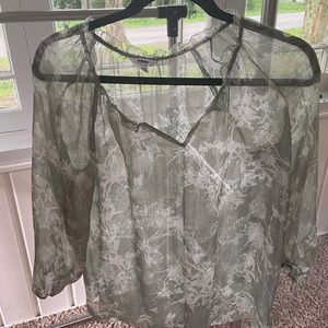 Sonoma green blouse